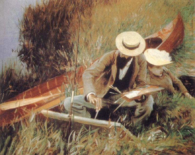 John Singer Sargent Paul Helleu Sketching with his wife china oil painting image